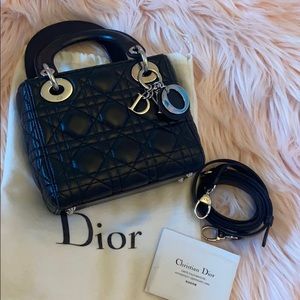 Christian Dior Mini Lady Dior Lambskin handbag